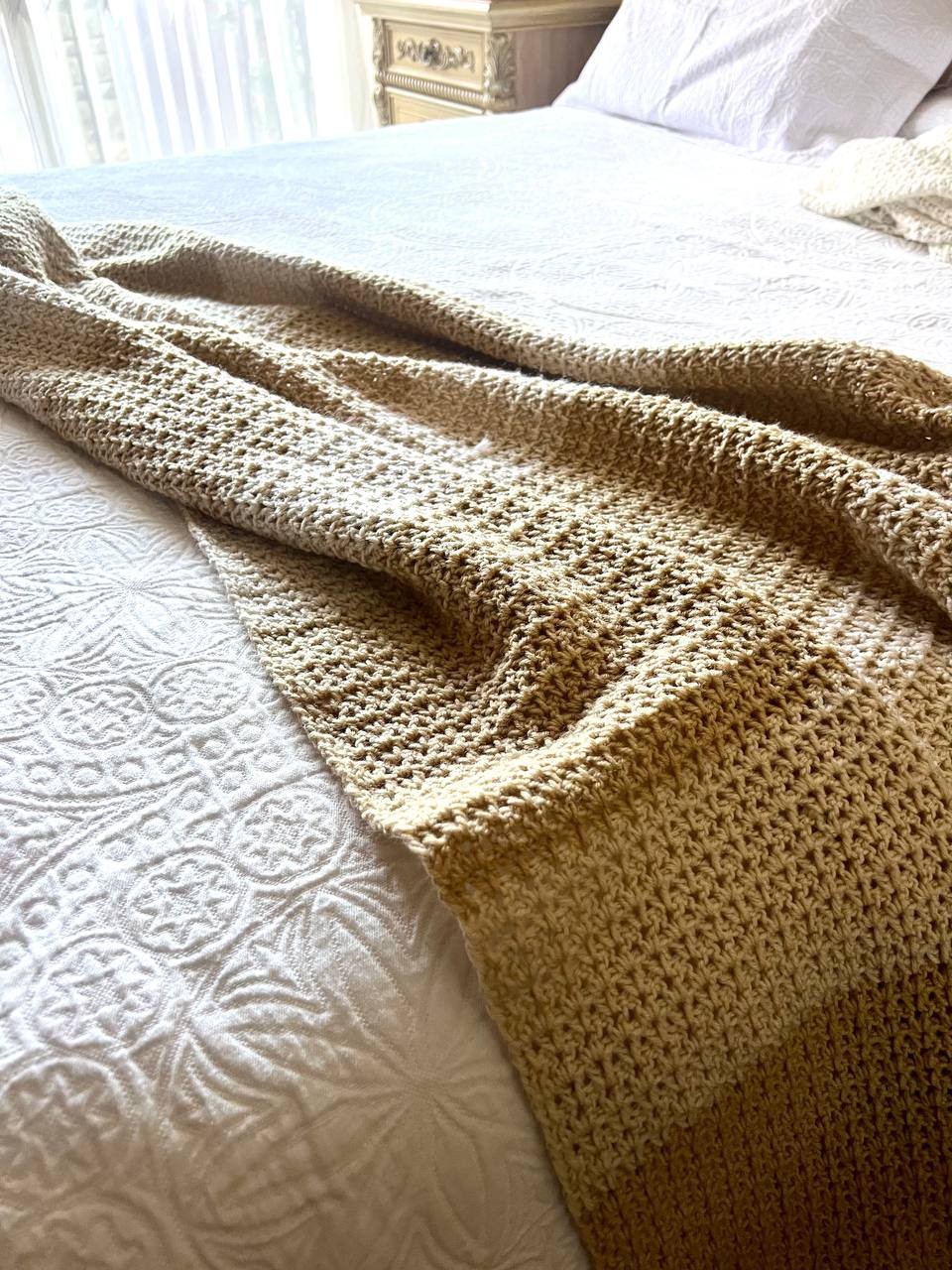 Crochet throw