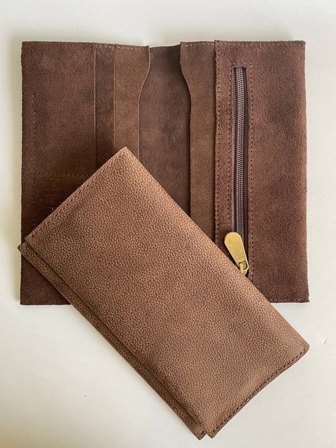 Suede Wallet