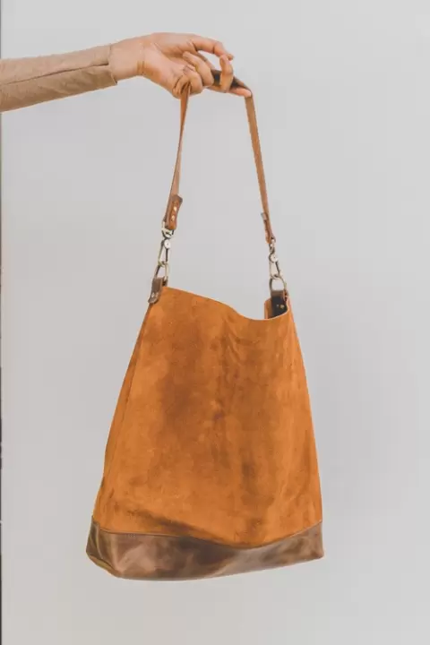 Suede Ladies bag