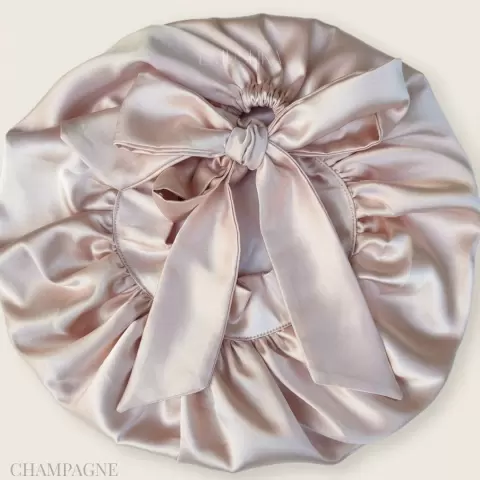 Emushka satin bonnet