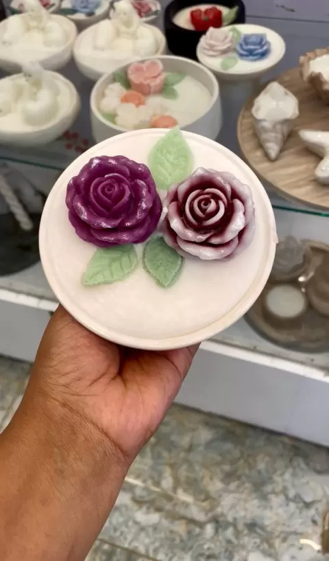 Rose Bloom Candle