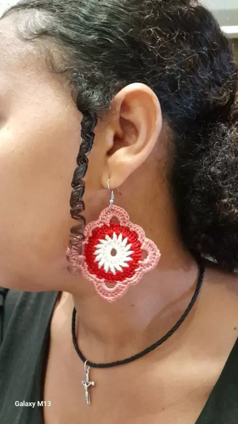 Crochet earring