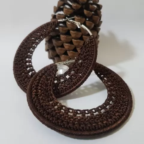 Crochet earring